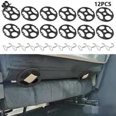 PFG 24 Peças Capa De Assento De Carro Placa De Ameixa Ganchos De Metal 12 Capas De Plástico Chu E De Clipe De Loing Para