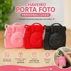 Chaveiro Porta Foto Personalizado