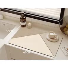 Tapete Escorredor De Louca Higienico Anti Bacteria Seco Rapido Aparador De Louca Facil Limpar Tapete Absorvente Mesa