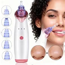 Aparelho Sugador De Poros Extrator De Cravos E Espinhas Sucção A Vácuo Limpeza Facial SkinCare Removedor Cravos