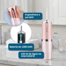 Irrigador Dental Elétrico Limpeza Implante Prótese Jato D'água Irrigador Bucal Portátil Dente Sensível 3 Modos