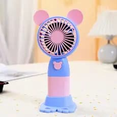 Mini Ventilador De Mao Bateria Recarregavel USB Portatil Sem Fio Mini Ventilador De Mesa Silencioso Para Calor
