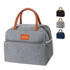 Bolsa térmica personalizável de grande capacidade mais vendida, bolsa de mão com forro de alumínio, bolsa térmica no est