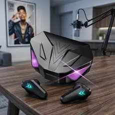 Fone Ouvido Bluetooth X15 TWS Som 9D Estereo HiFi Fone Gamer Sem Fio Microfone Embutido Controle De Toque