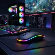 Mouse Sem Fio Barato Recarregável Mouse Gamer E-Sports Sensor Óptico Alta Precisão DPI Ajustável Para PC Notebook