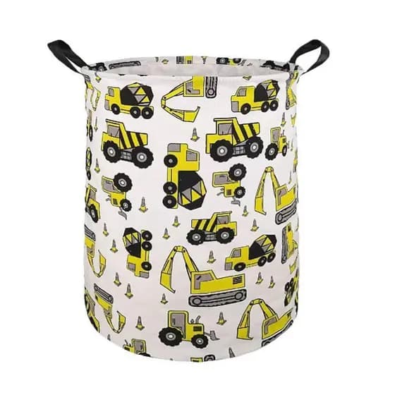 Cesto Organizador Multiuso Tecido Dobrável Roupa Brinquedos Lavanderia