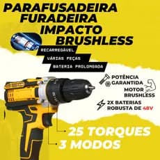 Parafusadeira Furadeira Eletrica Portatil Com Maleta Organizadora E Acessorios Soquetes Bits Furadeira Sem Fio SP