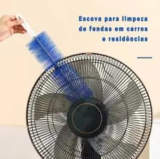 Escova De Ventilador Flexível Microfibra Removedor De Poeira Doméstica Limpeza Dobrável Ar Condicionado Obturador