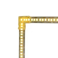kit 10x Conector em L 90° para fita de led 10mm ou 8mm fita led 12v/24v cob 240 leds 120 leds
