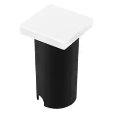 Spot Balizador Chão Piso Embutir Roda Pé Branco quente 3000k Quadrado Ip68 Para Deck Jardim Corredor