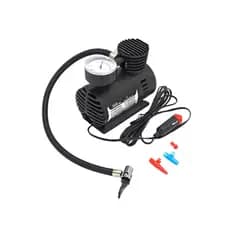 Mini Compressor De Ar Elétrico Portátil Com Manômetro 250PSI 12V Para Pneu Carro Moto Bike Bola