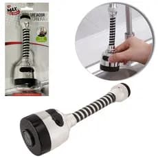 CHUVEIRINHO BICO AREJADOR PARA TORNEIRA LONGO CROMADO COM PRETO MAX CLEAN 17X5CM