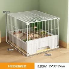 Nova gaiola de Hamster Oversized luxo Villa fácil de limpar tipo gaveta urso dourado flor ramo rato paisagismo especial