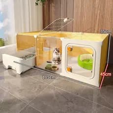 Novo estilo gaiola doméstica interior pequeno apartamento não ocupa Villa Local um quarto um quarto um banheiro ninho to