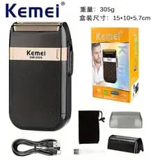 [Produtos prontos para entrega no mesmo dia] KEMEI KEMEI Novo estilo KM-2024 Carregamento USB Alternativo Navalha de red