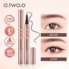 [Produtos prontos para entrega no mesmo dia] O.TWO.O Eyeliner Hold Makeup Não é fácil de borrar Delineador líquido