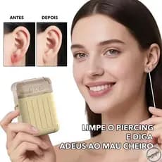 Conjunto de Limpeza para Perfuração de Orelha PWM com 180 Peças, Kit de Ferramentas Descartáveis, Fio Dental de Papel