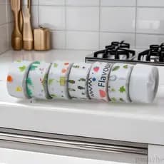 Fita de vedação para juntas de cozinha, fita para bancada de fogão, fita à prova de óleo, fita adesiva à prova d'água e
