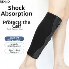 Mangas De Suporte Para Panturrilha NEXMO , Protetor De Perna Antiderrapante Com Cordão Ajustável , Muscular