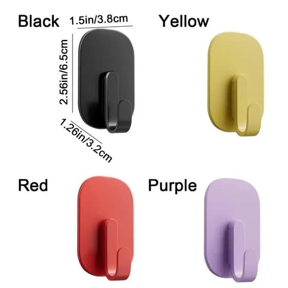BLUEVELVETSP 4 Unidades De Gancho , Ganchos Decorativos Reutilizáveis Para Ímãs De Geladeira , Suspensão De Parede