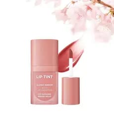 JuicyGlossyMirrorLipTint - Batom Líquido de Longa Duração e Resistente a Transferências, Acabamento Brilhante com Pincel