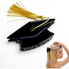 Presente de Formatura Oocpin, Presilha de Cabelo com Borla de Formatura SESS