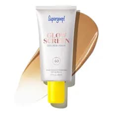 Supergoop! Glowscreen SPF40 - Base de Maquiagem Iluminadora + Protetor Solar com Cor de Amplo Espectro - Ajuda a Filtrar