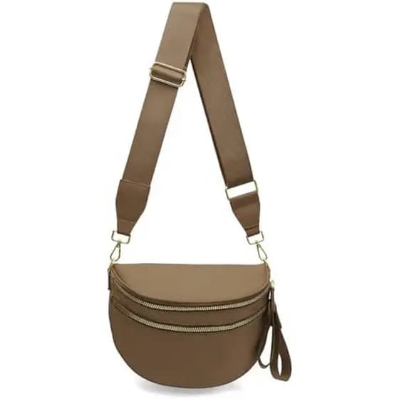 Bolsa Crossbody De Cor Pura Para Mulheres , Espaçosa , Xadrez , Transversal , Nylon , Moderna , Pochete Viagens