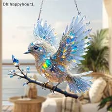 DHI Novo Pássaro Acrílico Decoração Para Casa Pingente Sala De Estar , Varanda Pátio Pendurado Aniversário E Feriado Pre