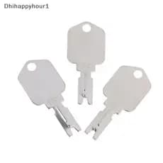 DHI 1/3/5 Unidades Para 166 186304 Chave De Empilhadeira Chaves De Equipamento Resistente Escavadeira Bahoe Starter A214