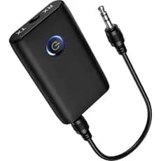 Adaptador Bluetooth para carro, transmissor e receptor Bluetooth 5.3 atualizado, adaptador sem fio portátil, receptor de