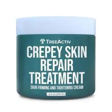 Tratamento de Reparação da Pele Crepey TreeActiv |   Creme Hidratante Firmador e Hidratante de 8oz para Rosto, Pescoço e