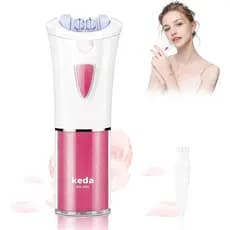 Epilador de Pele Glabrouse, Epiladores para Remoção de Pelos Femininos, Removedor de Pelos Faciais com LED, Epilador Gli