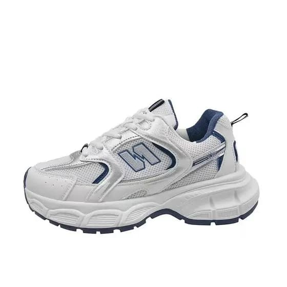 Papai Sapatos Femininos Verão Moda Plataforma Leve Coreano Respirável Tênis De Malha Branca