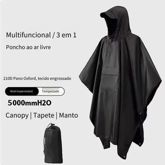 Capa de chuva para adultos, caminhadas ao ar livre, escalada, acampamento