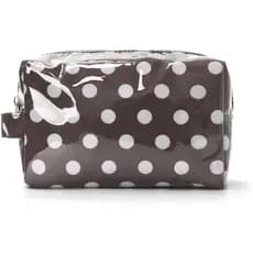 Bolsas de Maquiagem Femininas Polka Dots Coetic em PVC, Nécessaire Impermeável, Bolsa Cosmética Multiuso para Viagem e T