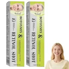 Rolimey Botoxmix & Vita-A Retinol Shot para Redução de Rugas e Linhas Finas, Vita A Retinal Shot para Firmeza e Redução