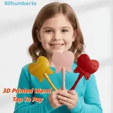 Torneira De Varinha Impressa Em 3D HUMBERTO Para Pagar , Manga De Pagamento Sem Contato Removível Portátil , Leve