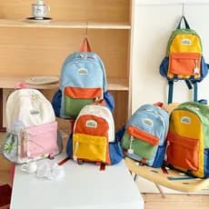Mochila Leve Infantil para Jardim de Infância, Bolsa Escolar para Meninos e Meninas, Mochila para Escola Primária ao Ar