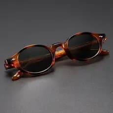 Óculos De Sol Vintage Clássicos Unissex Ultraleve TR90 Elipse Armação De Proteção Ultravioleta Para Viagens Ao Ar Livre
