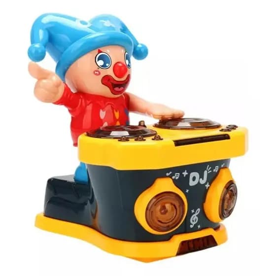 Palhaço DJ Brinquedo Juguetes Musicales Bailando, Juguete De Payaso