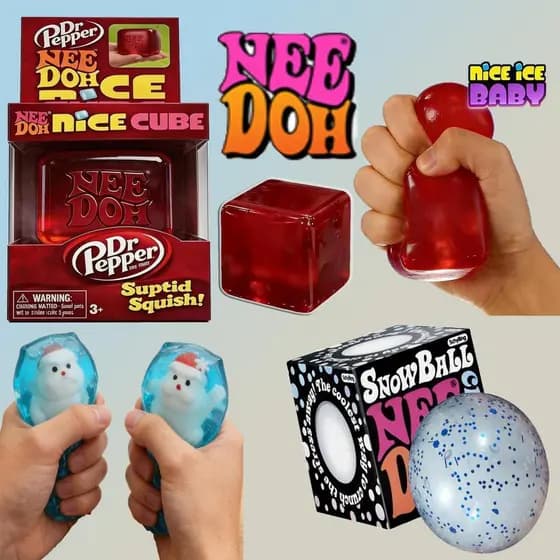 Produtos Spot Novo Modelo 2026 Needoh Edição Limitada Dr Pimenta Agradável Cubo Suptid Squish Alívio De Pressão Brinqued