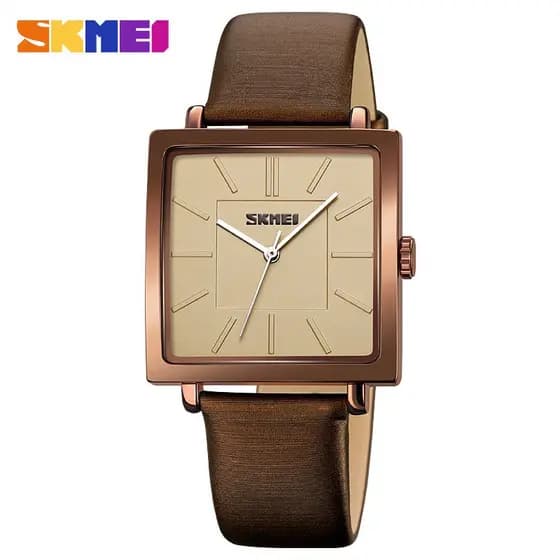 Relógios Femininos SKMEI Para Senhoras Quadrado Feminino Pequeno Impermeável Moda Casual Simples Quartzo Analógico Joven