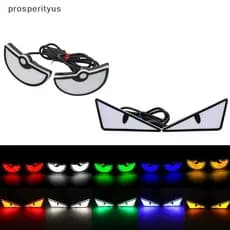 [prosperityus] Conjunto de 2 luzes LED de olho de demônio para carro, farol universal de olho de demônio, luz de sinaliz