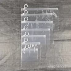 (10 Peças) Saco De Armazenamento PE Transparente Com Anel De Zíper 9411 N4KV