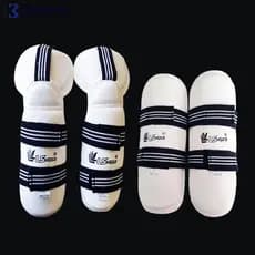 OKCATZONE Taekwondo Conjunto De Proteção Das Pernas Do Braço Boxe De Karate Grosso Adulto Sanda Artes Marciais Treinamen