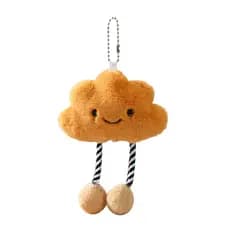 Bonito Dos Desenhos Animados Nuvem Pingente Decorativo Versátil Boneca De Pelúcia Chaveiro Broche Para Meninas Saco Aces