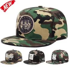 Camuflagem snapback cap Para Homens Boné De hip-hop vintage Jovem Viseira Exterior Mulher