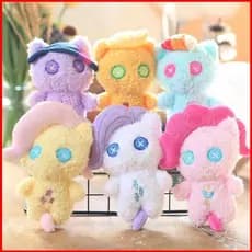 BH7 Bonito My Little Pony Pingente De Pelúcia Presente Para Namorada Mochila Ornamento Chaveiro Brinquedos BH7