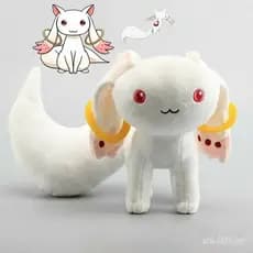 20cm Anime Magi Madoka Magica Kyubey Plush Cosplay Fan Presentes 33.